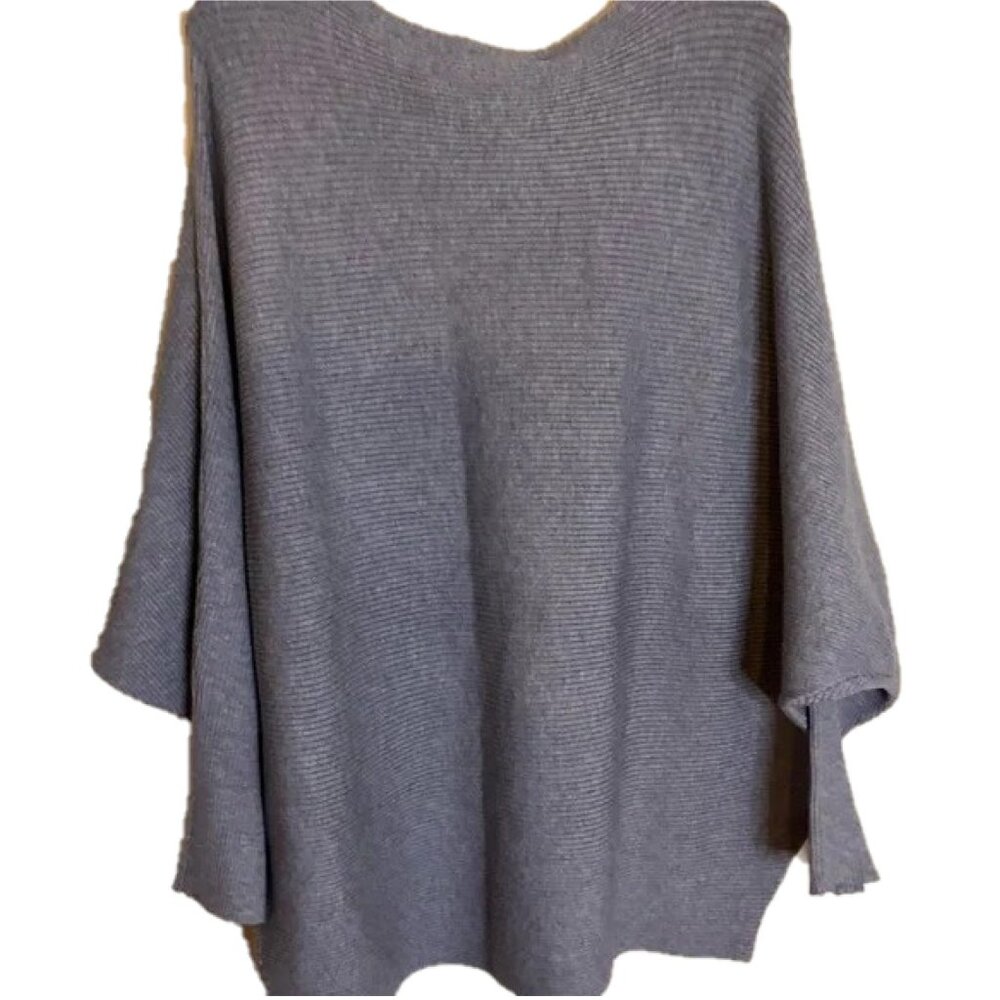 Philosophy 2X Gray Ribbed Knit Sweater - NWT